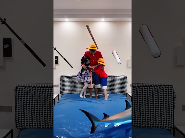大鲨鱼来啦#路飞 #海贼王
