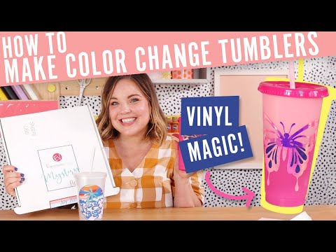 How to Make Color Changing Vinyl Tumblers
