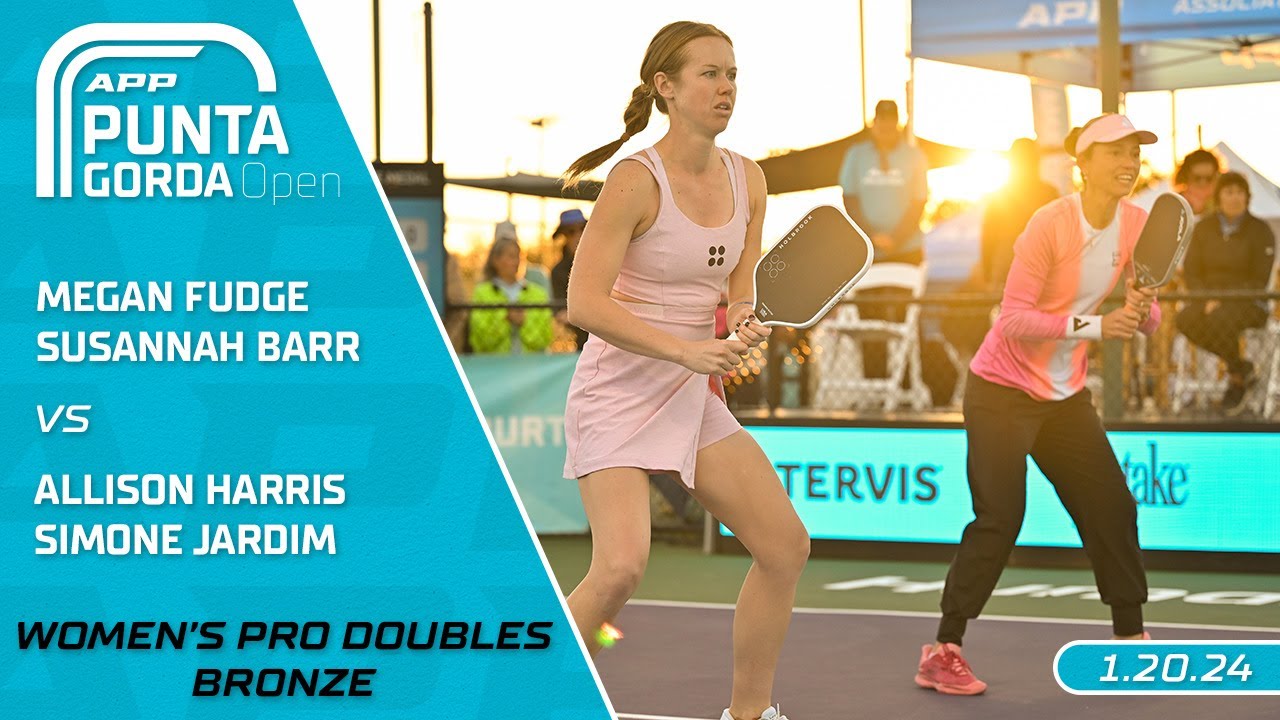 2024 APP Punta Gorda Open I Fudge/Barr vs. Harris/Jardim | Women's Doubles Bronze