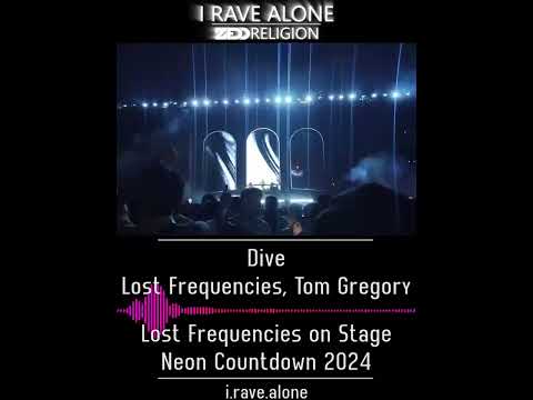 Dive - Lost Frequencies, Tom Gregory [Lost Frequencies Live Neon Countdown 2024]