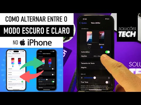 Como Alternar entre o MODO ESCURO e CLARO no iPhone