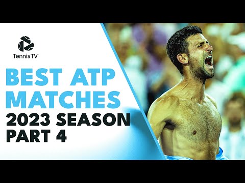 Alcaraz vs Djokovic THRILLER; Raonic & Tiafoe DRAMA | The Best ATP Matches In 2023 (Part 4) 🍿