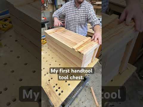 My first handtool tool chest. Japanese style tool box.
