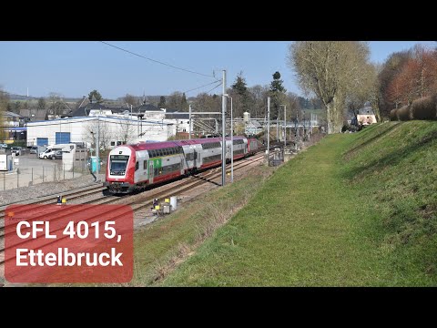 4K | CFL Dosto's + 4015 vertrekken van Ettelbruck als RE 462 naar Rodange!