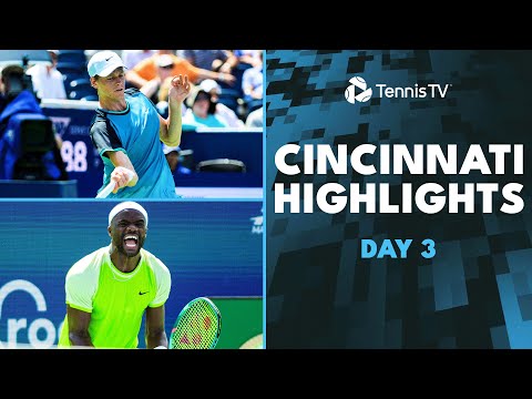 Sinner Faces Michelsen; Musetti & Tiafoe Battle | Cincinnati 2024 Day 3 Highlights