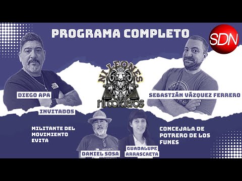 Daniel Sosa y Guadalupe Arrascaeta en Ni Leones Ni Corderos