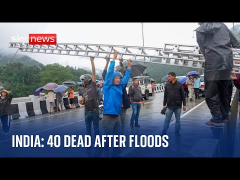 At least 40 people dead after glacial lake flooding in Indian Himalayas