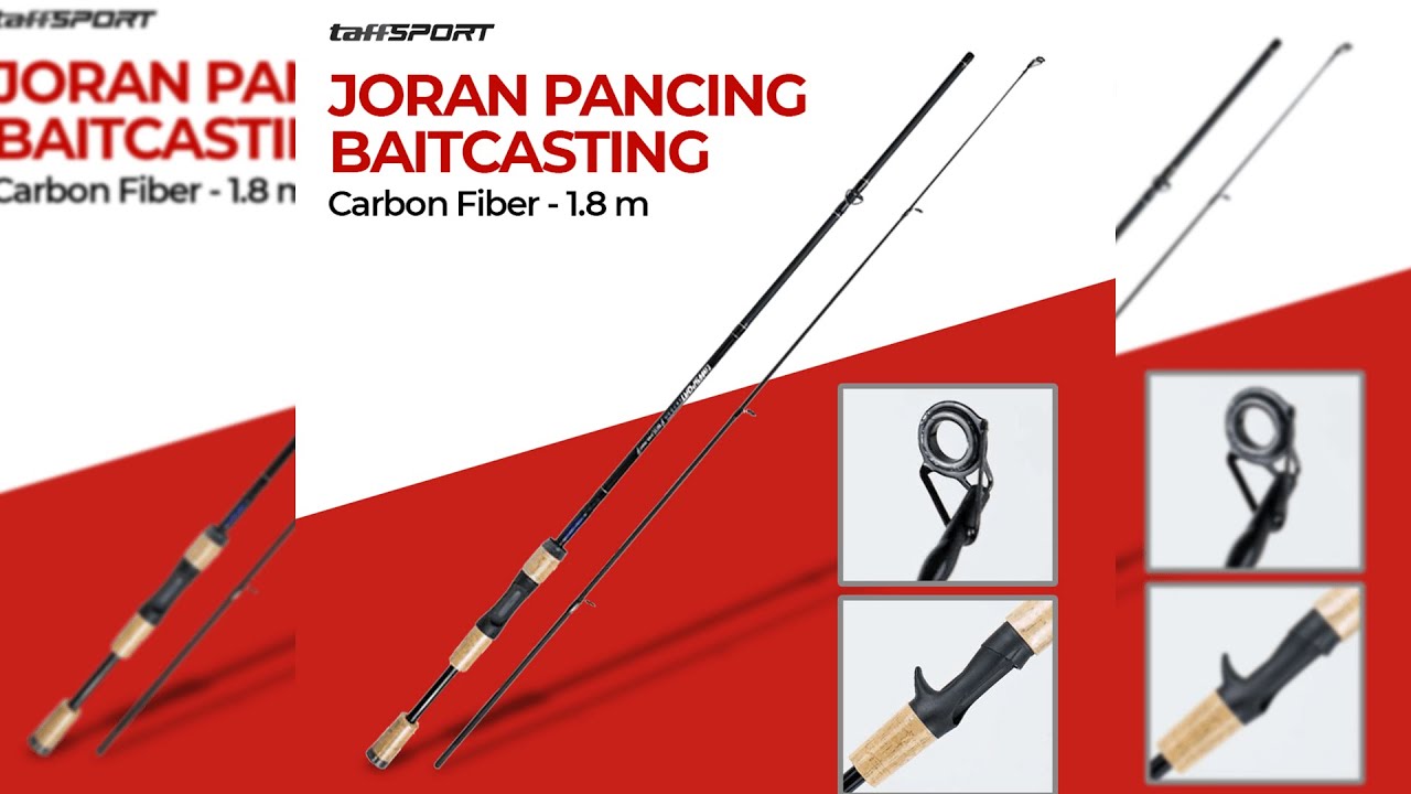 Pratinjau video produk TaffSPORT Joran Pancing Baitcasting Carbon Fiber 1.8M - JPA66MTF