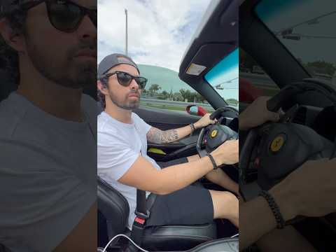 Cruising down Miami in Ferrari 458 Spider 🏎️ #shorts #ferrari #miami #race #supercars