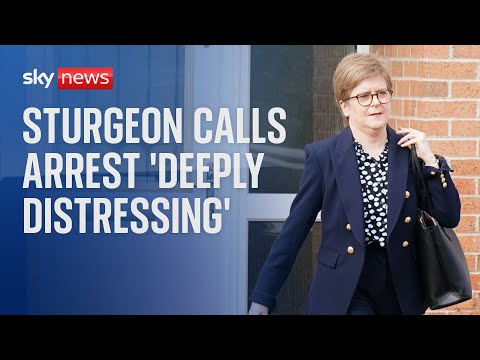 Sturgeon calls arrest 'deeply distressing' after release without charge