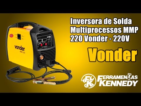 Inversora de Solda Multiprocessos MMP 220 Vonder - 220V - Vídeo explicativo