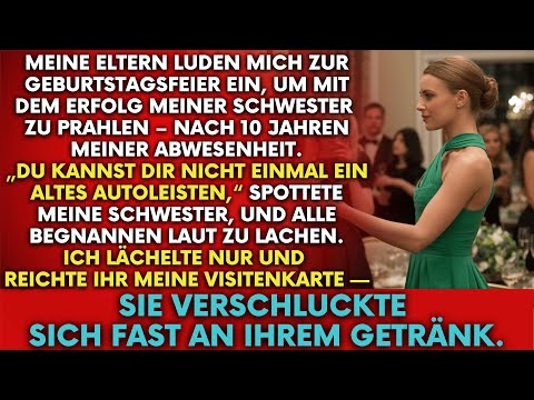 Auf der Familienfeier spottete meine Schwester: „Nicht mal ein altes Auto kannst du dir leisten.