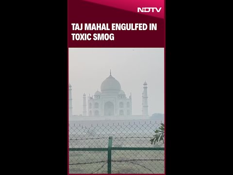 Taj Mahal Shrouded In Toxic Smog Amid Alarming Pollution Levels