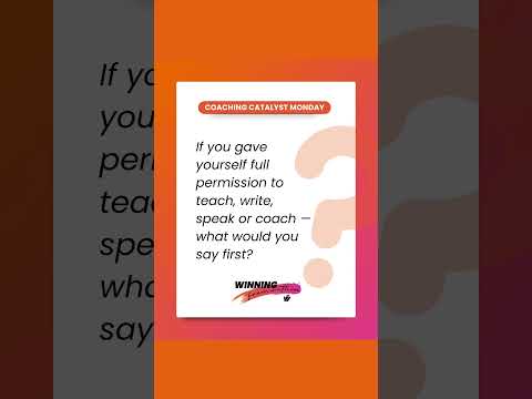 🚀 Coaching Catalyst Monday #mondaymotivation #therapist #australia