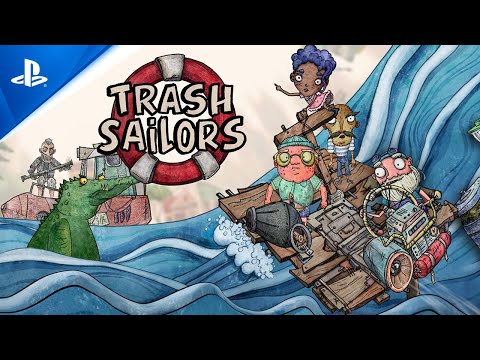 Trash Sailors - Launch Trailer | PS4 Games