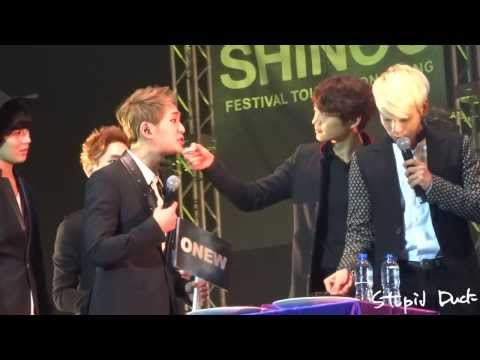 140126 SHINee Festival in Hong Kong Eating Hong Kong Foods