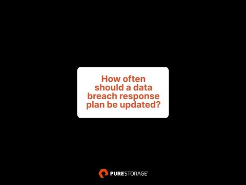 How often should a data breach response plan be updated?