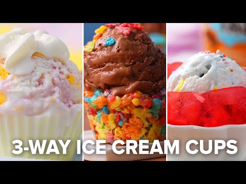 How To Make Edible Ice Cream Cups 3 Ways ? Tasty