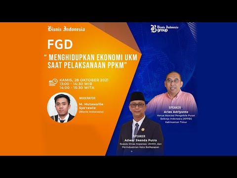 Diskusi Bisnis Indonesia - Menghidupkan Ekonomi IKM saat Pelaksanaan PPKM