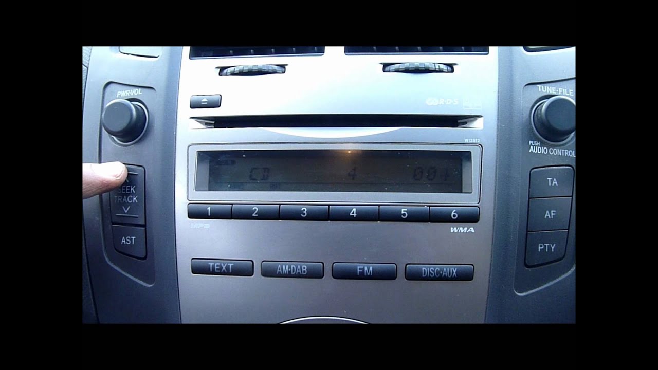 cd player for toyota yaris #4