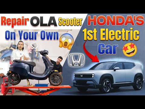 OLA All Parts Now Available Online | Honda Confirmed It's 1st Electric Car | Electric Vehicles India