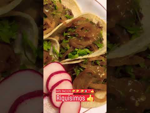 Mis Tacos 🌮  Riquísimos ❤️🇲🇽 ua delicia  yuuuuuumy 👍