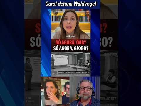 Carol De Toni detona Mônica Waldvogel