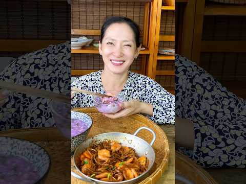 Canh khoai mỡ với tép xào mặn #tumayman #canhkhoaimo #tepxaoman #comnha #xuhuong