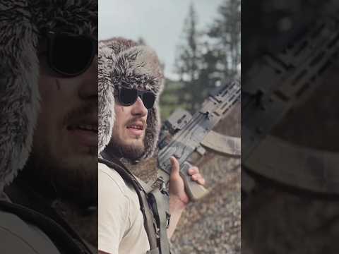 Russian Protecting kids from propaganda using an AK47 #war #guns #funny