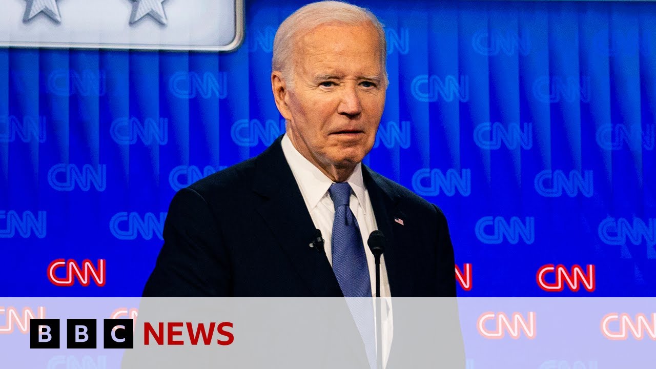 Joe Biden blames jet lag for debate performance | BBC News