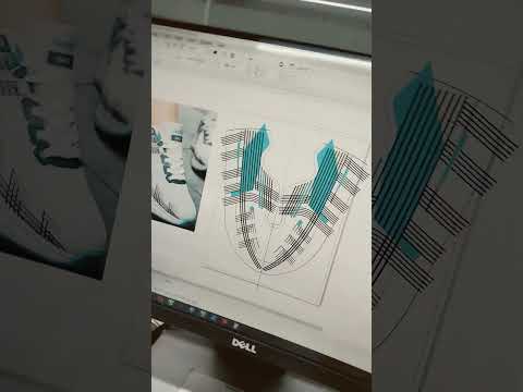 corel drwa industry use for shoes designing #designs #graphicdesign #coreldraw