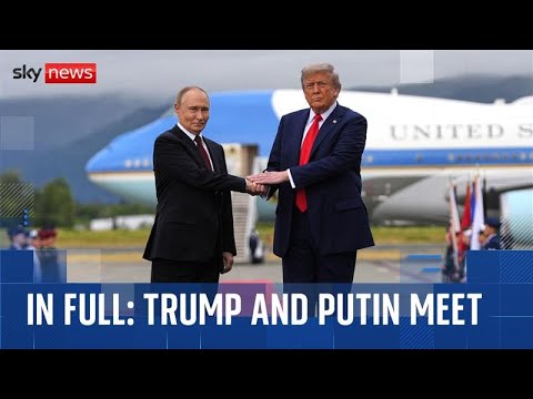 In full: Trump and Putin meet with a handshake ahead of Ukraine summit