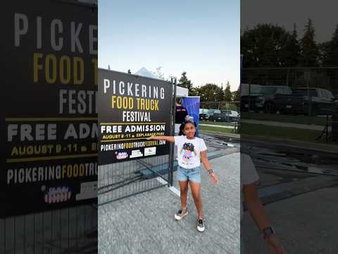 Weekend fun at Pickering Food Truck Festival..Kids fun & Heaven for foodies #pickering #summer2024