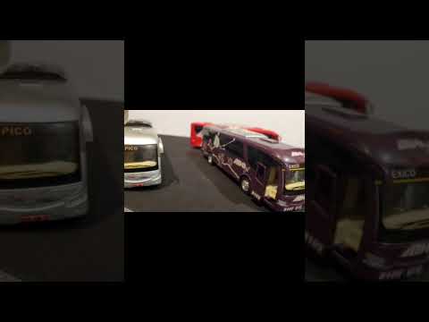 (stop motion) autobuses a escala