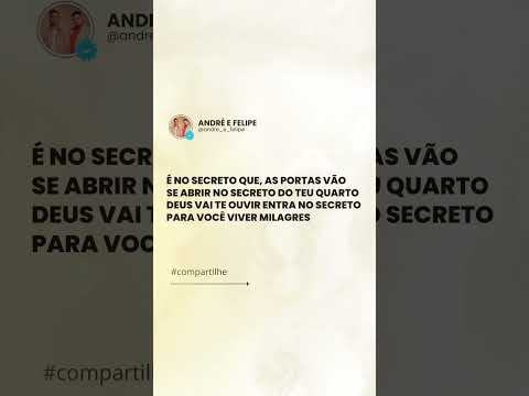 Entra no Secreto pra você viver milagres! 🍃🙌🏻#andreefelipe #nosecreto
