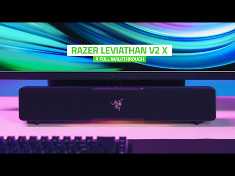 Razer Leviathan V2 X | Compact PC Gaming Soundbar