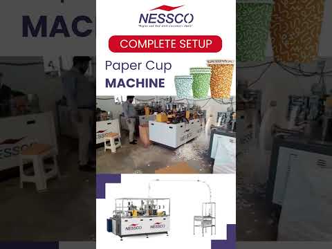 Complete Setup for Paper Cup Machine – Ready for High-Quality Production!