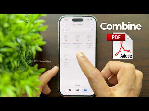 How to Merge Or Combine Multiple PDFs on iPhone