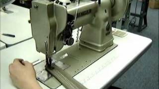 SINGER 211G151 HEAVY DUTY UPHOLSTERY NEEDLE FEED INDUSTRIAL SEWING MACHINE
