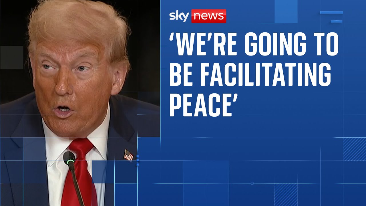 'We're going to be facilitating peace' says Donald Trump to African nations