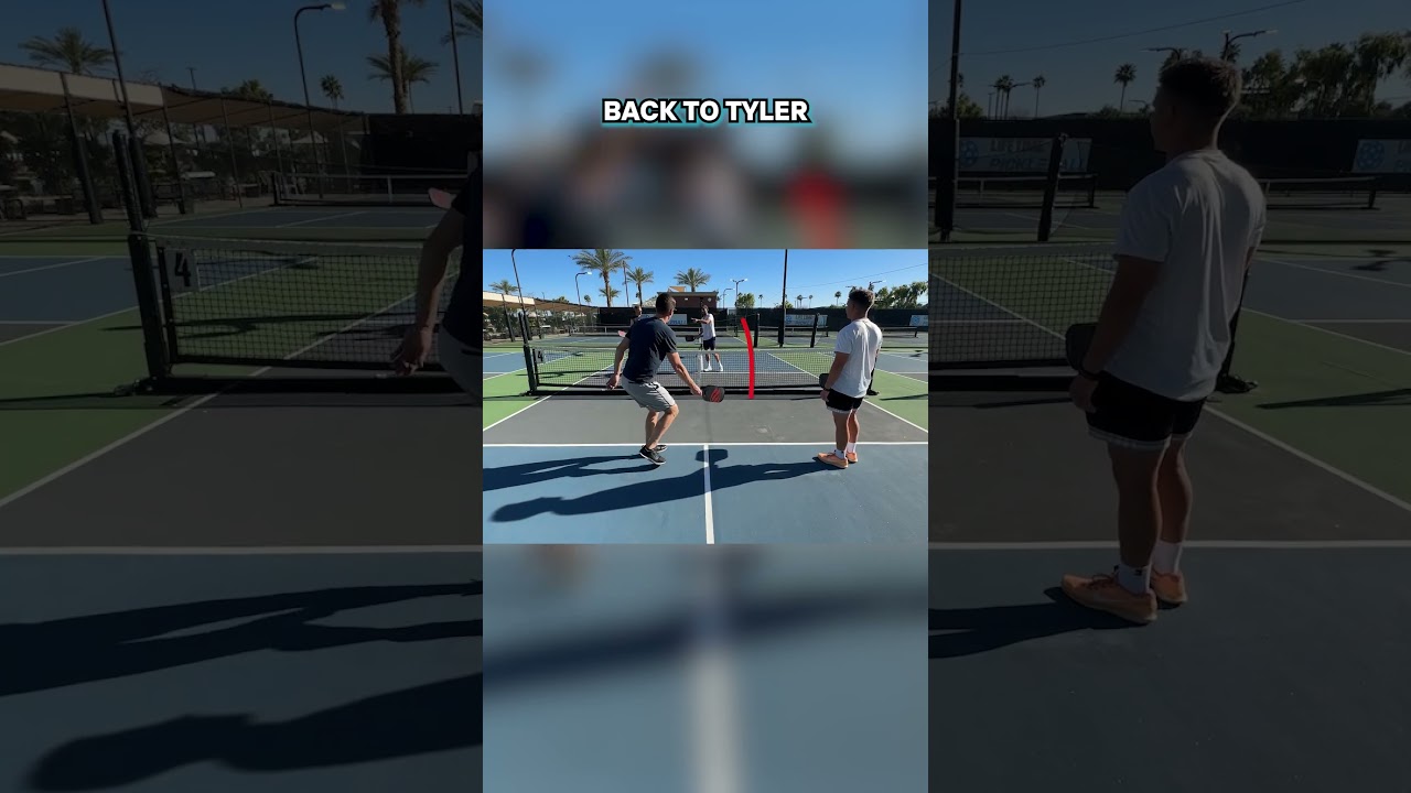 If you can do it, you'll frustrate a lot of people. #pickleball