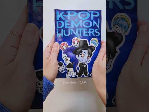 Kpop Demon Hunters Blindbag Game book 케이팝 데몬 헌터스 블라인드백 게임북 Rujinu Huntrix Saja Boys #kpop #rujinu