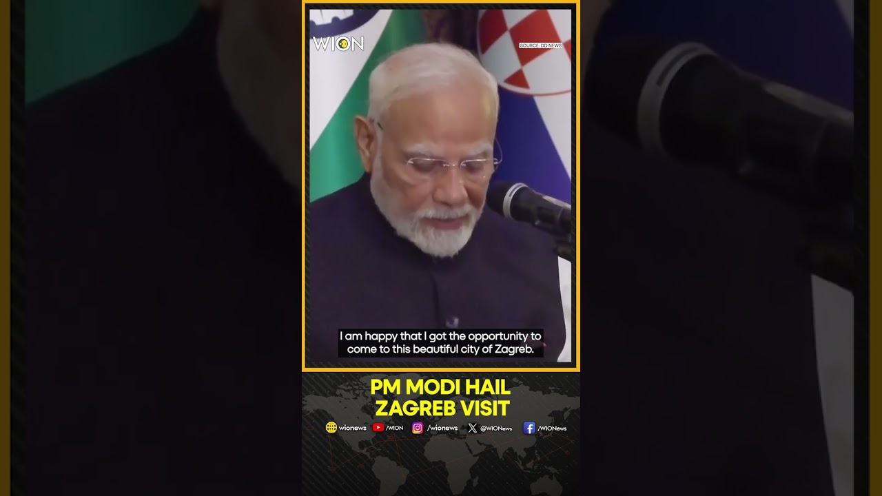 PM Modi Calls Zagreb Visit A ‘Milestone’, Says India-Croatia Ties Set to Deepen | WION Shorts