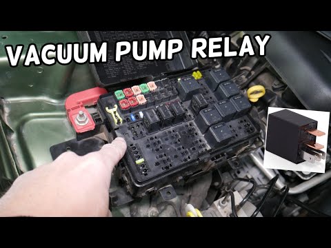 DODGE CHARGER VACUUM PUMP RELAY LOCATION REPLACEMENT