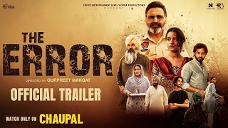 THE ERROR 2025 Chaupal Punjabi Series Trailer Video HD