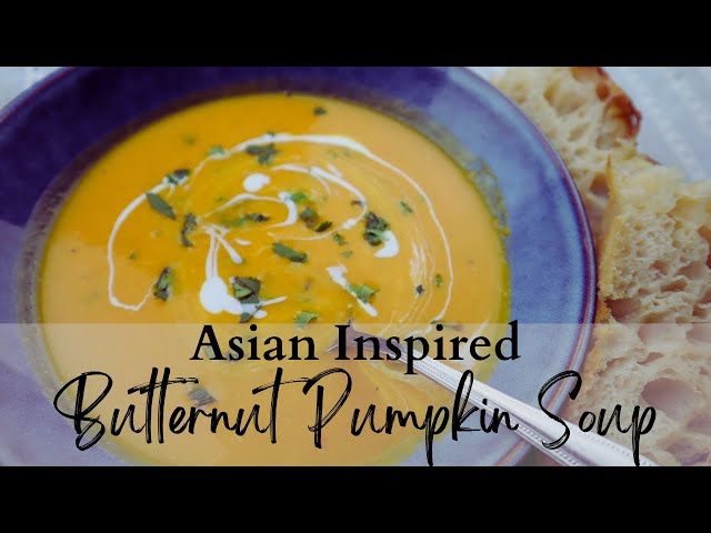 #pumpkinsouprecipe #vegetarianrecipes 
You will enjoy this simple and delicious Asian-inspired pumpkin soup, infused with garlic, ginger, coriander, and a touch of chili for added spiciness. 

Roasting the pumpkin beforehand enhances the soup's flavor. 
So tasty!
Here is the link to the printable recipe: https://sweetascooking.com/butternut-pumpkin-soup/

If you enjoy my videos and would like to support me, you can now buy me a coffee at https://buymeacoffee.com/sweetascooking

I would love for you to join my channel membership to get access to perks:
https://www.youtube.com/channel/UCxAip8ro6KnKc26Xmed0I2g/join

Please remember, if you liked this video:

👍 Give it a 'Thumbs Up'

WRITE A COMMENT or ask me a question about the recipe. I will be more than happy to answer. 
It would be also great to know which country you are watching from.

📢 Share this video with your friends and family,

Subscribe to my channel and hit the bell so you won't miss a new video with more easy-to-follow step-by-step cooking tutorials.

Thank you so much for your time! I appreciate every single one of you

Sweet As Cooking everyone. Anke Xx

---------------------------------------------------------------------------------------------------------------------
Here is the equipment I use to make my videos.

 Please note these links are affiliate links. I may be paid a small commission from Amazon and other affiliate partners for eligible purchases.

Canon EOS M50: https://amzn.to/3P1Ga4a
lighting: https://amzn.to/3bIsJIb
tripod: https://amzn.to/3yaet2p
microphone: https://amzn.to/3NCSmHx
Video editing: InVideo: invideo.sjv.io/yR36J3