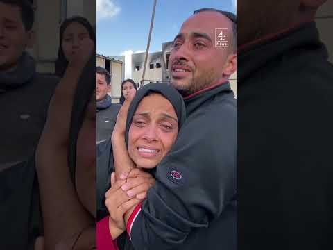 Palestinians mourn family killed by Israeli strike in Khan Younis