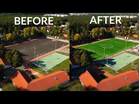 Fast Forward Football Field - LittleBigWorld - Time Lapse & Tilt Shift