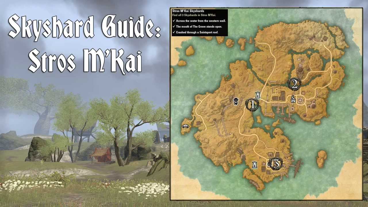 ESO Skyshard Guide Stros M Kai YouTube