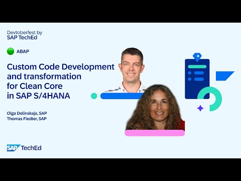 🟢 Custom code development and transformation for Clean Core in SAP S/4HANA